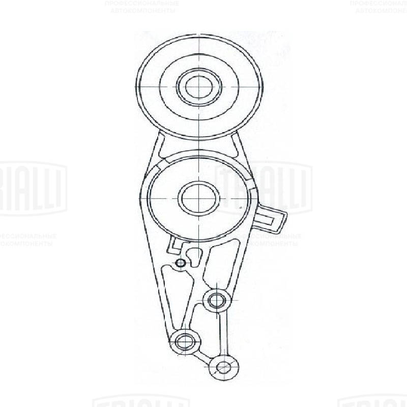TRIALLI CM 5082 - Ролик обводной приводного ремня