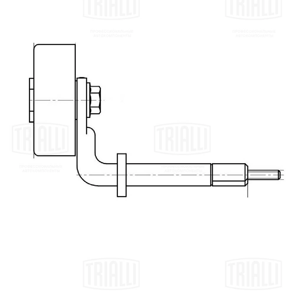 TRIALLI CM 5092 - Ролик обводной приводного ремня