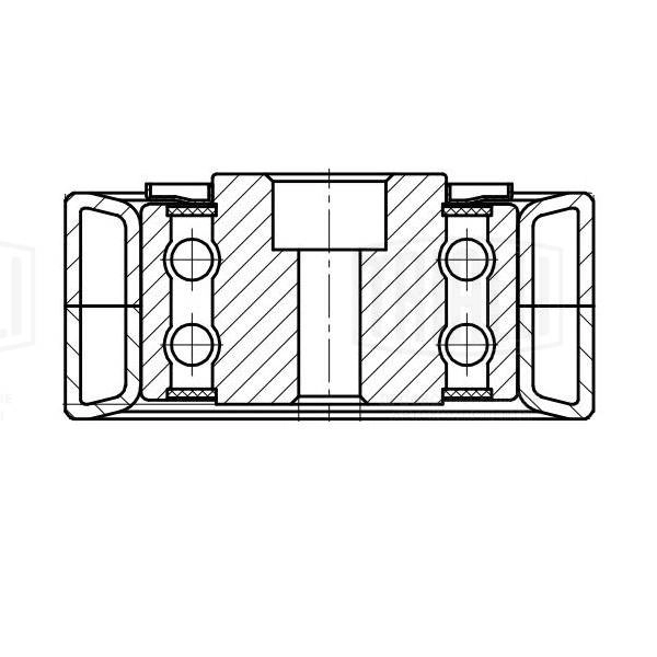 TRIALLI CM 5135 - Ролик обводной приводного ремня