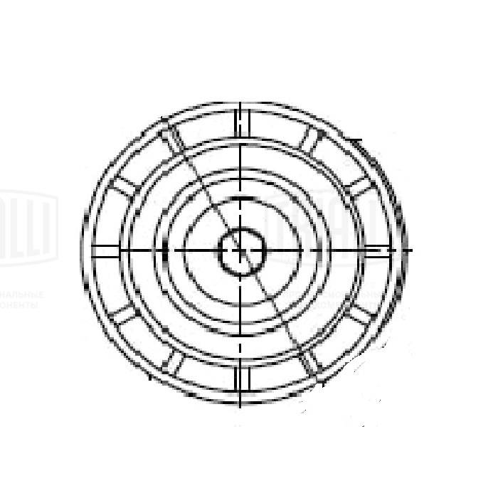TRIALLI CM 5551 - Ролик обводной приводного ремня