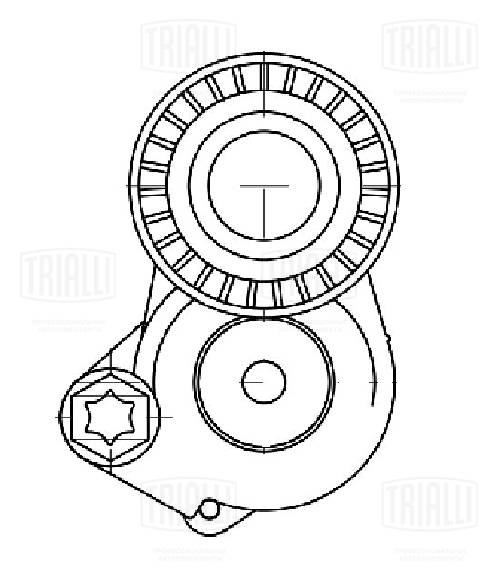 Натяжитель ремня генератора