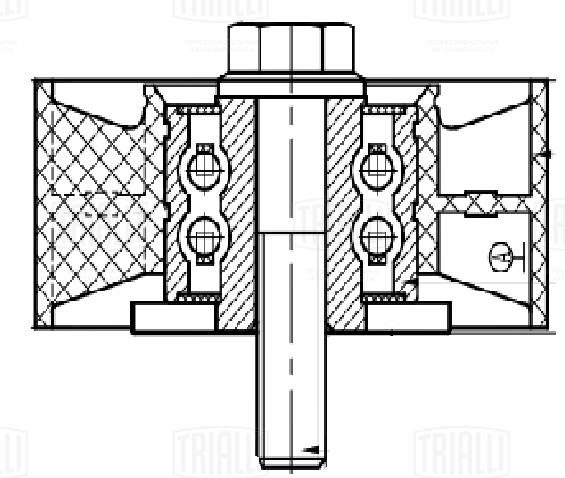 Ролик обводной приводного ремня