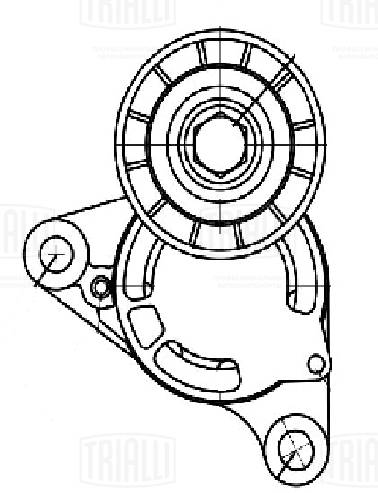 TRIALLI CM 5706 - Натяжитель ремня генератора