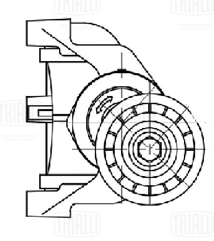 Натяжитель ремня генератора