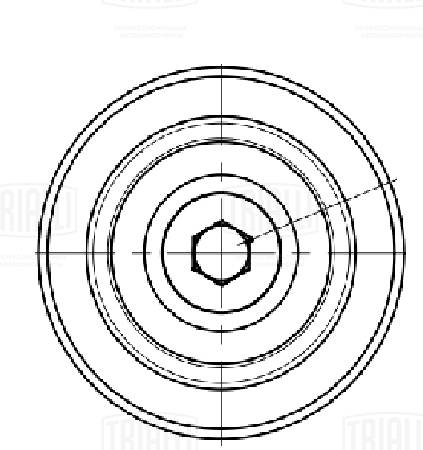 Ролик обводной приводного ремня
