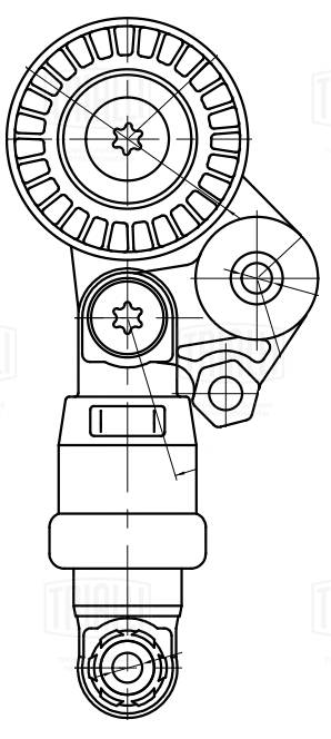 Натяжитель ремня генератора