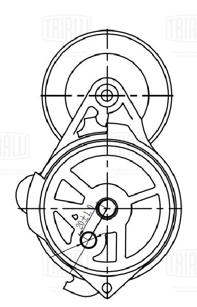 Натяжитель ремня генератора