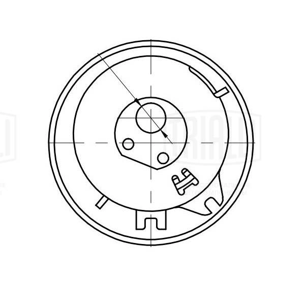 TRIALLI CM 6099 - Натяжной ролик ГРМ