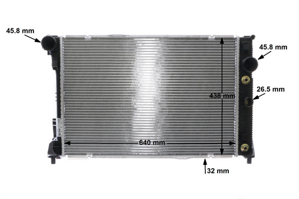 MAHLE CR 1176 000S - Радиатор охлаждения