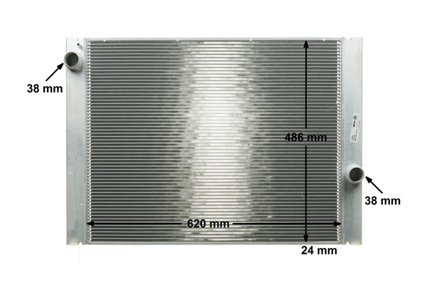 MAHLE CR 581 000P - Радиатор охлаждения