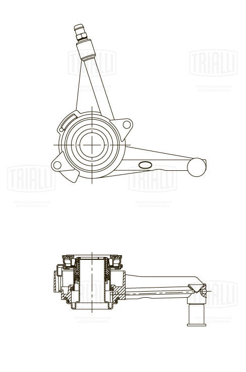 TRIALLI CT 1811 - Рабочий цилиндр сцепления
