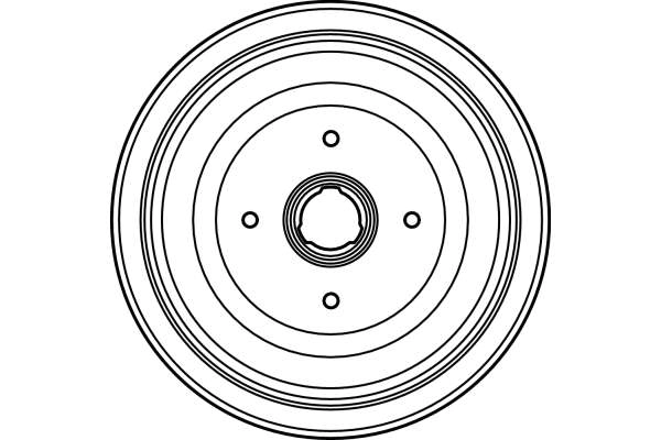 TRW DB4083 - Тормозной барабан