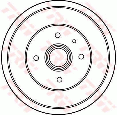 TRW DB4200 - Тормозной барабан
