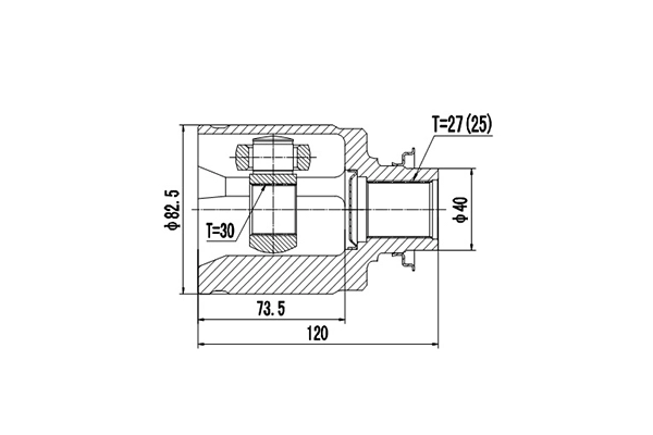 DYNAMATRIX DCV623023 - ШРУС
