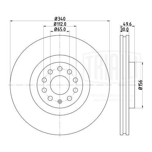 TRIALLI DF 180130 - Тормозные диски