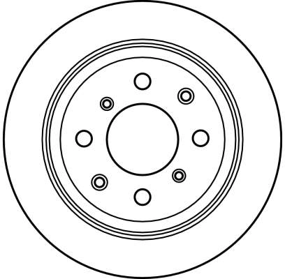 TRW DF2646 - Тормозные диски