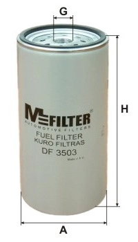 MFILTER DF 3503 - Топливный фильтр