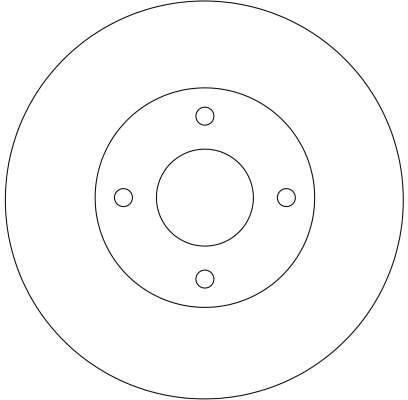 TRW DF4169 - Тормозные диски