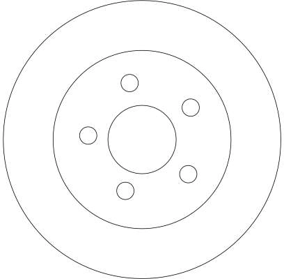 TRW DF4336 - Тормозные диски