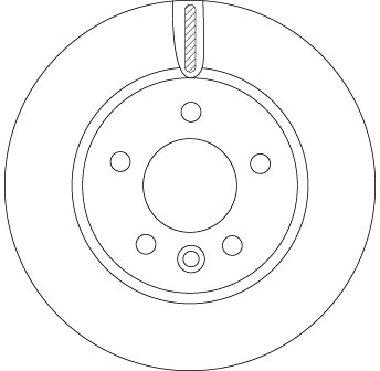 TRW DF6589S - Тормозные диски
