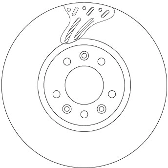 TRW DF6977S - Тормозные диски