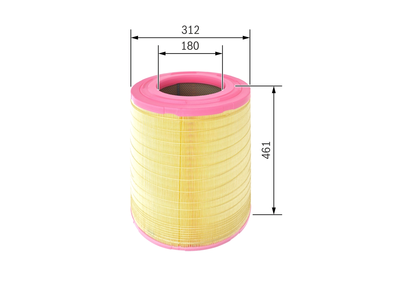 BOSCH F 026 400 145 - Воздушный фильтр