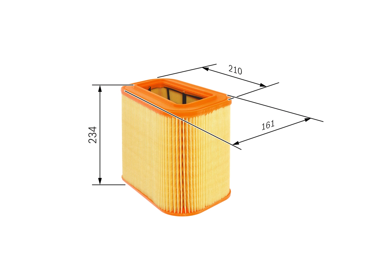 BOSCH F 026 400 431 - Воздушный фильтр