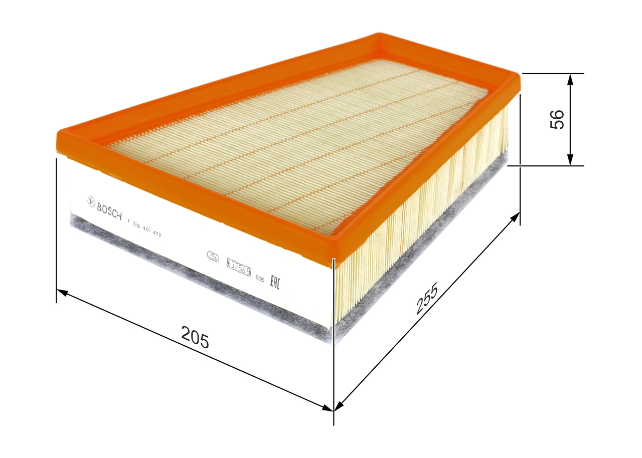 BOSCH F 026 400 470 - Воздушный фильтр