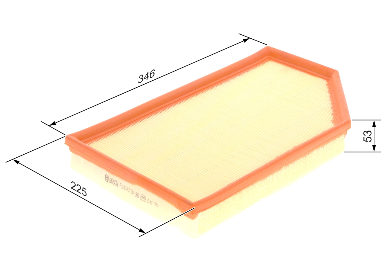 BOSCH F 026 400 513 - Воздушный фильтр