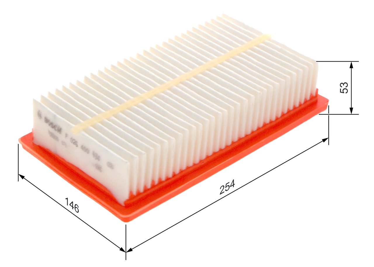 BOSCH F 026 400 634 - Воздушный фильтр