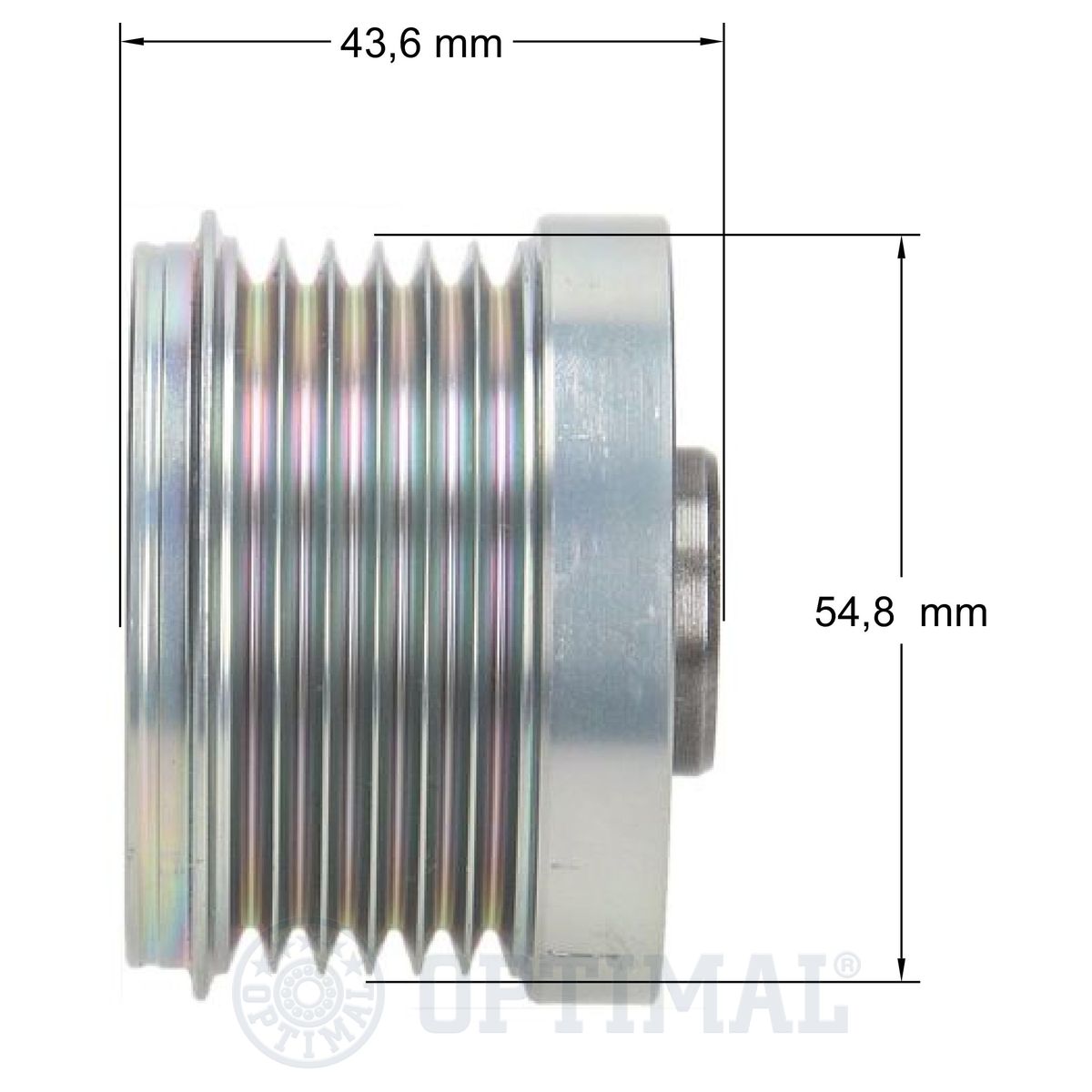 OPTIMAL F5-1072 - Шкив генератора
