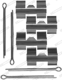 Комплектующие, колодки дискового тормоза PREMIER