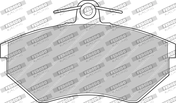 Комплект тормозных колодок, дисковый тормоз DS2500
