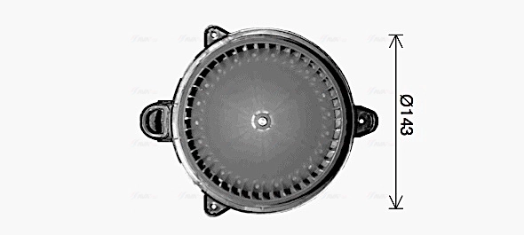 AVA QUALITY COOLING FD8668 - Моторчик печки