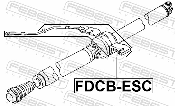FEBEST FDCB-ESC - Подвесной подшипник