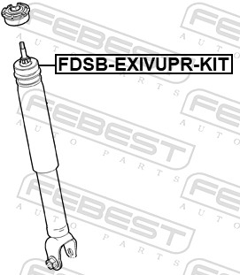 FEBEST FDSB-EXIVUPR-KIT - Монтажный комплект амортизатора