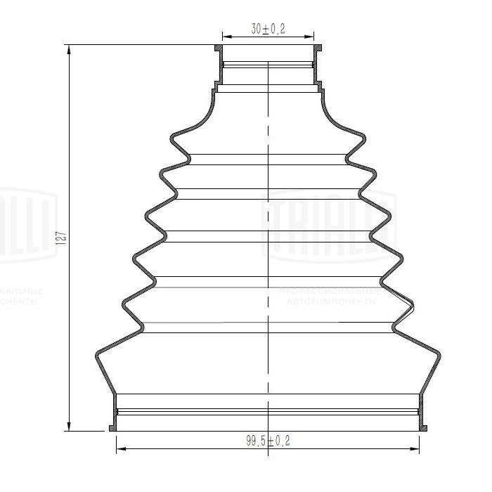 TRIALLI FG 0505 - Пыльник ШРУСа