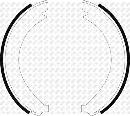 NIBK FN0571 - Барабанные колодки