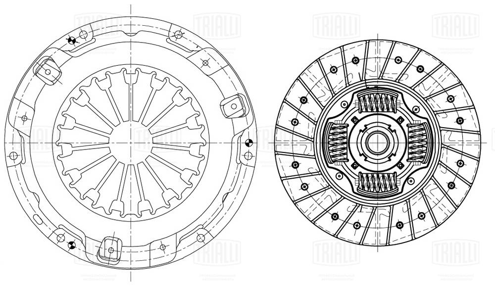 TRIALLI FR 1915 - Комплект сцепления