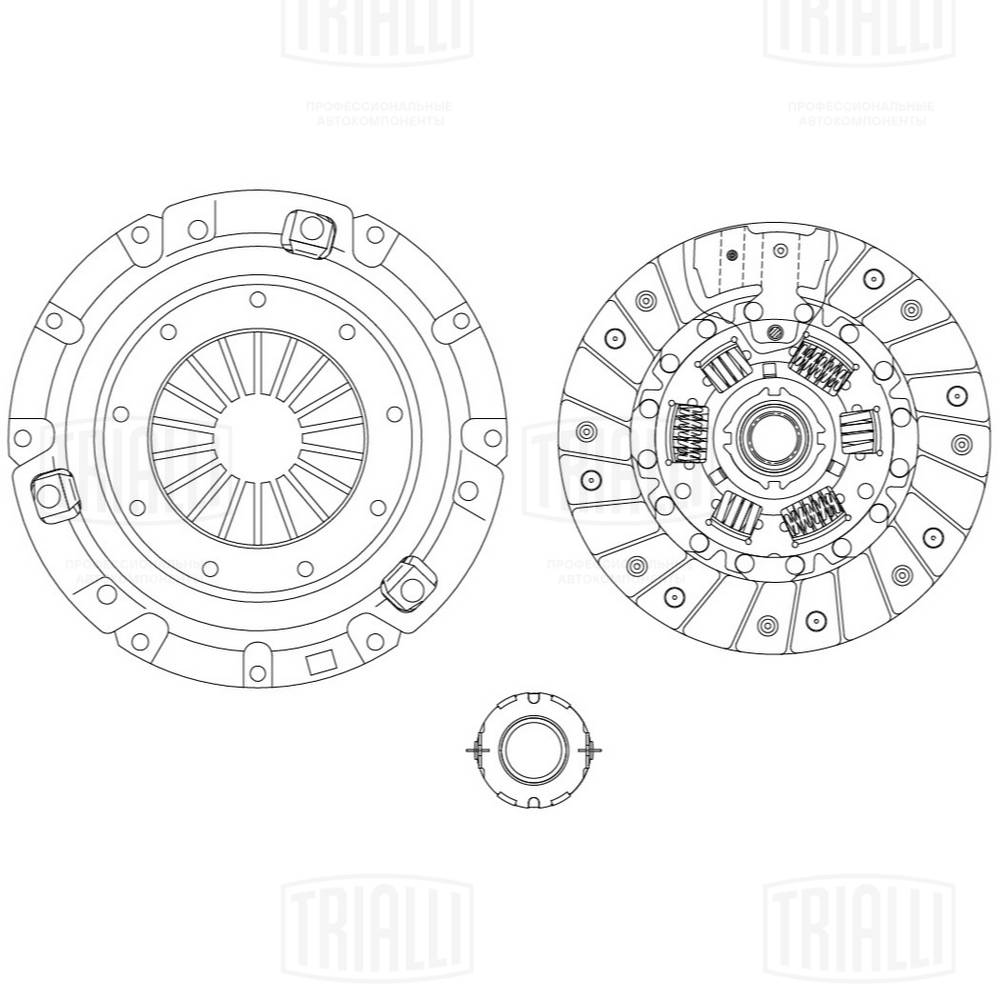 TRIALLI FR 2702 - Комплект сцепления