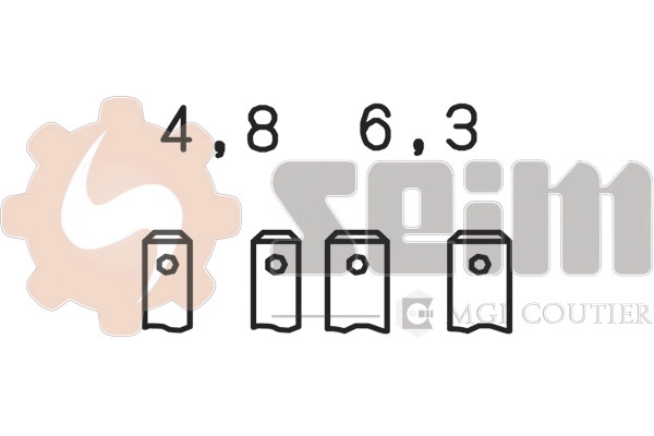 SEIM FR82 - Датчик заднего хода (лягушка)