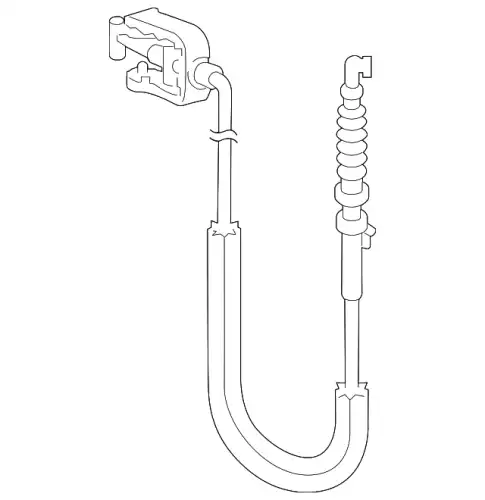 VAG 5n0837017e - трос замка передней двери
