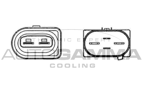 AUTOGAMMA GA221003 - Вентилятор радиатора