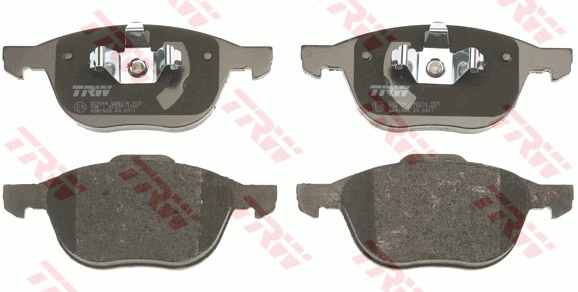 TRW GDB1583DT - Комплект тормозных колодок, дисковый тормоз DTEC COTEC