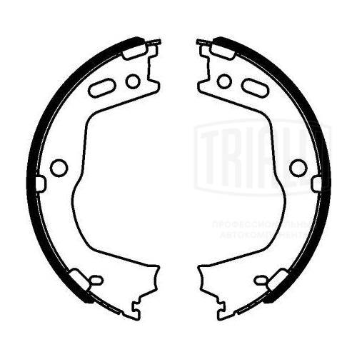 TRIALLI GF 4653 - Барабанные колодки