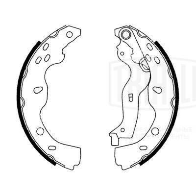 TRIALLI GF 4737 - Барабанные колодки