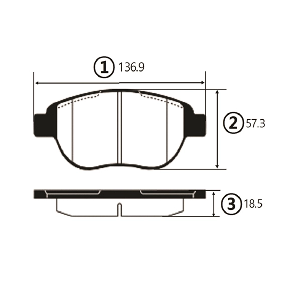 CTR GK0893 - Тормозные колодки 
