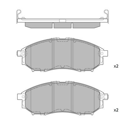 HAGEN GP1249 - Тормозные колодки 