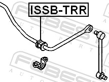 FEBEST ISSB-TRR - Втулки стабилизатора