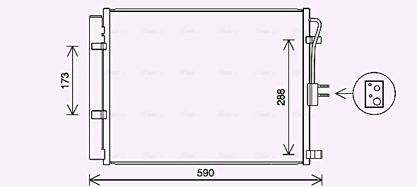 Радиатор кондиционера